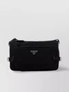 Prada Crossbody Canvas Bag Front Pocket