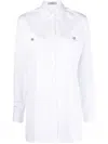 Prada White Cotton Shirt In Weiss