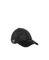 Prada Duchesse Baseball Cap With Crystals In Black