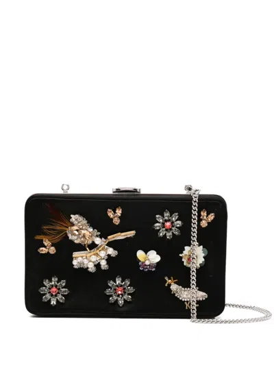 Pre-owned Prada Crystal-embellished Clutch Bag