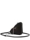Prada Crystal-embellished Mini Pouch In Black
