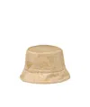 Prada Crystal-embellished Satin Bucket Hat In Yellow