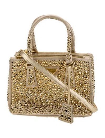 Pre-owned Prada Crystal Galleria Tote