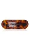 Prada Crystal Tortoiseshell Hair Clip In Honey