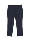 Prada Cuffed Pants In Blue