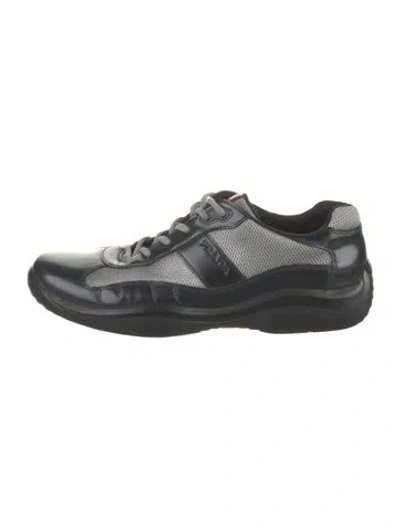 Pre-owned Prada Cup Athletic Sneakers In Blue