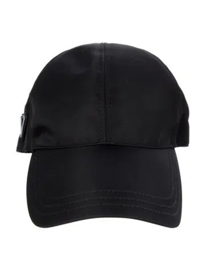 Pre-owned Prada Curved Brim Baseball Cap In Black