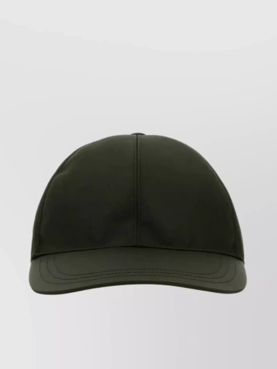 Prada Re-nylon Baseball Cap In Black