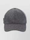 Prada Curved Brim Panelled Design Hat Accessory In Gray
