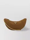 Prada Womens Brown Re-nylon Brand-plaque Shoulder Bag In Brown