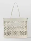 Prada Cut-out Design Leather Shopping Bag