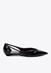 Prada Woman Black Flats In Black