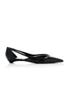 Prada Woman Black Flats In Black