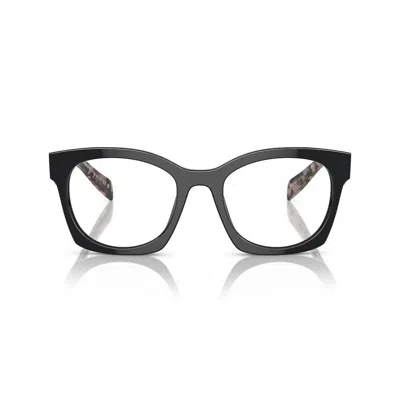 Prada D-frame Glasses In Black