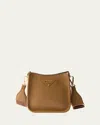 Prada Daino Soft Leather Hobo Crossbody Bag In F03v8 Caramel 0 1 N
