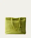 Prada Daino Soft Leather Tote Bag In F0394 Prato