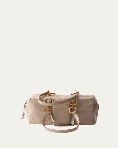 PRADA DANGLE MEDIUM LEATHER SHOULDER BAG