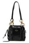 Prada Women's Mini Dangle Handbag Black | 1bb137ooo2cyr Color F0002