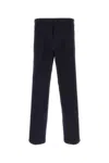 Prada Pantalone In Gabardine Nero Uomo
