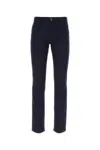 Prada Dark Blue Drill Chino Pant In Multi