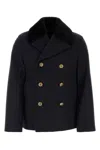 Prada Women's Dark Felt Coat