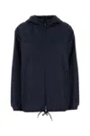 Prada Women's Dark Re-nylon Jacket In Blue