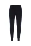 Prada Dark Blue Stretch Cashmere Blend Joggers