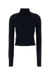 Prada Cashmere And Silk Sweater In Dark Blue