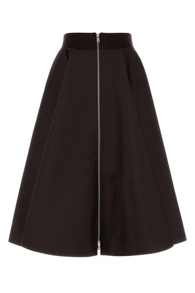 Prada Dark Brown Re-nylon Skirt