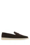 Prada Saint Tropez Loafers In Brown