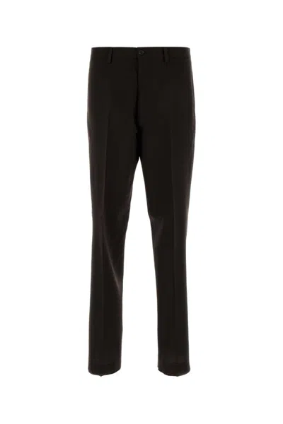 PRADA DARK BROWN WOOL PANT