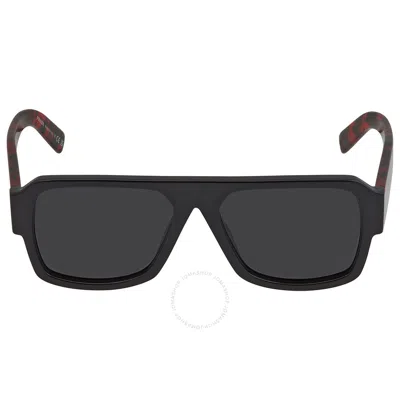 Prada Dark Gray Browline Men's Sunglasses Pr 22ys 1ab5s0 56 In Grey