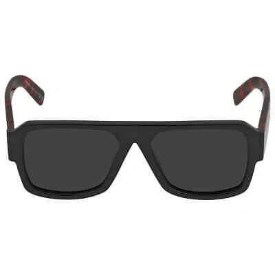 Pre-owned Prada Dark Gray Browline Men's Sunglasses Pr 22ys 1ab5s0 56 Pr 22ys 1ab5s0 56