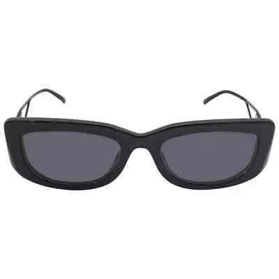 Pre-owned Prada Dark Gray Rectangular Ladies Sunglasses Pr 14ys 1ab5s0 53 Pr 14ys 1ab5s0