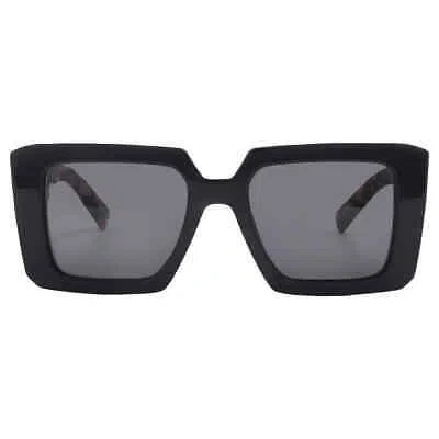 Pre-owned Prada Dark Gray Square Ladies Sunglasses Pr 23ys 1ab5s0 51 Pr 23ys 1ab5s0 51
