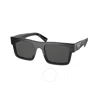 Prada Dark Grey Browline Men's Sunglasses Pr 19ws 1ab5s0 52
