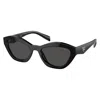 Prada Dark Grey Butterfly Ladies Sunglasses Pr A02sf 16k08z 55 In Black