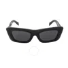 Prada Dark Grey Cat Eye Ladies Sunglasses Pr 13zsf 1ab5s0 52 In Grey