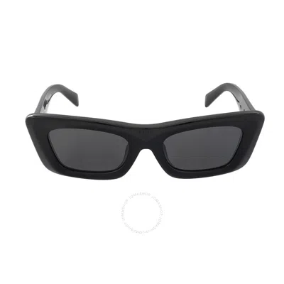 Prada Dark Grey Cat Eye Ladies Sunglasses Pr 13zsf 1ab5s0 52