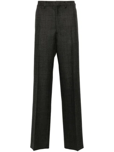 PRADA DARK GREY COTTON TROUSERS