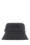 Prada Textured Fabric Bucket Hat In Gray