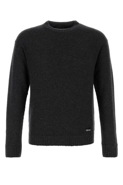 Prada Dark Grey Logo Sweaters