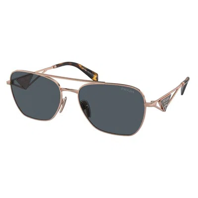 PRADA PRADA DARK GREY NAVIGATOR LADIES SUNGLASSES PR A50S SVF09T 59