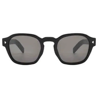 Pre-owned Prada Dark Grey Phantos Men's Sunglasses Pr A16s 16k731 52 Pr A16s 16k731 52 In Gray