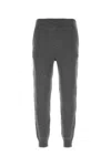 Prada Elastic Waist Cashmere Joggers In Dark Grey