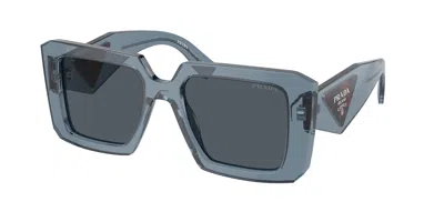 Prada Dark Grey Square Ladies Sunglasses Pr 23ys 19o70b 51 In Gray