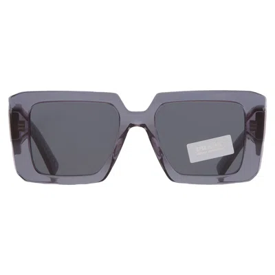 Prada Dark Grey Square Ladies Sunglasses Pr 23ys 19o70b 51 In Yellow