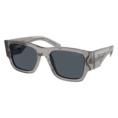 Prada Man Sunglasses Pr 10zs In Dark Grey