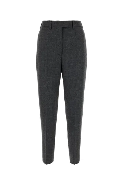 PRADA DARK GREY WOOL PANT