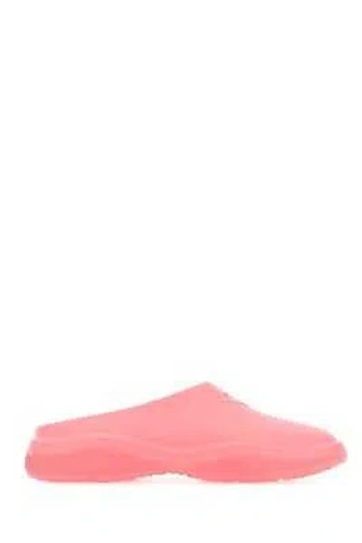 Pre-owned Prada Dark Pink Rubber Slippers 35 It
